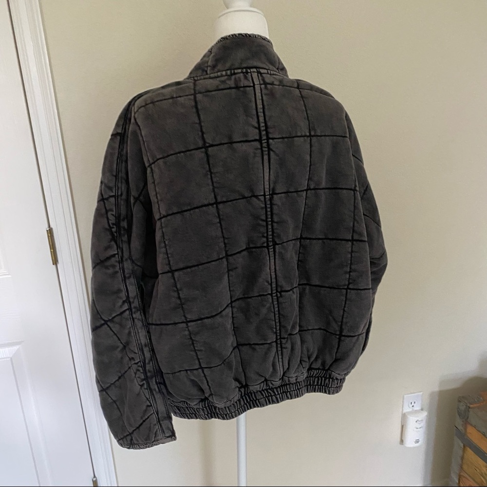 Free People Dolman Quilted Jacket - Medium, Black - Picture 2 of 5